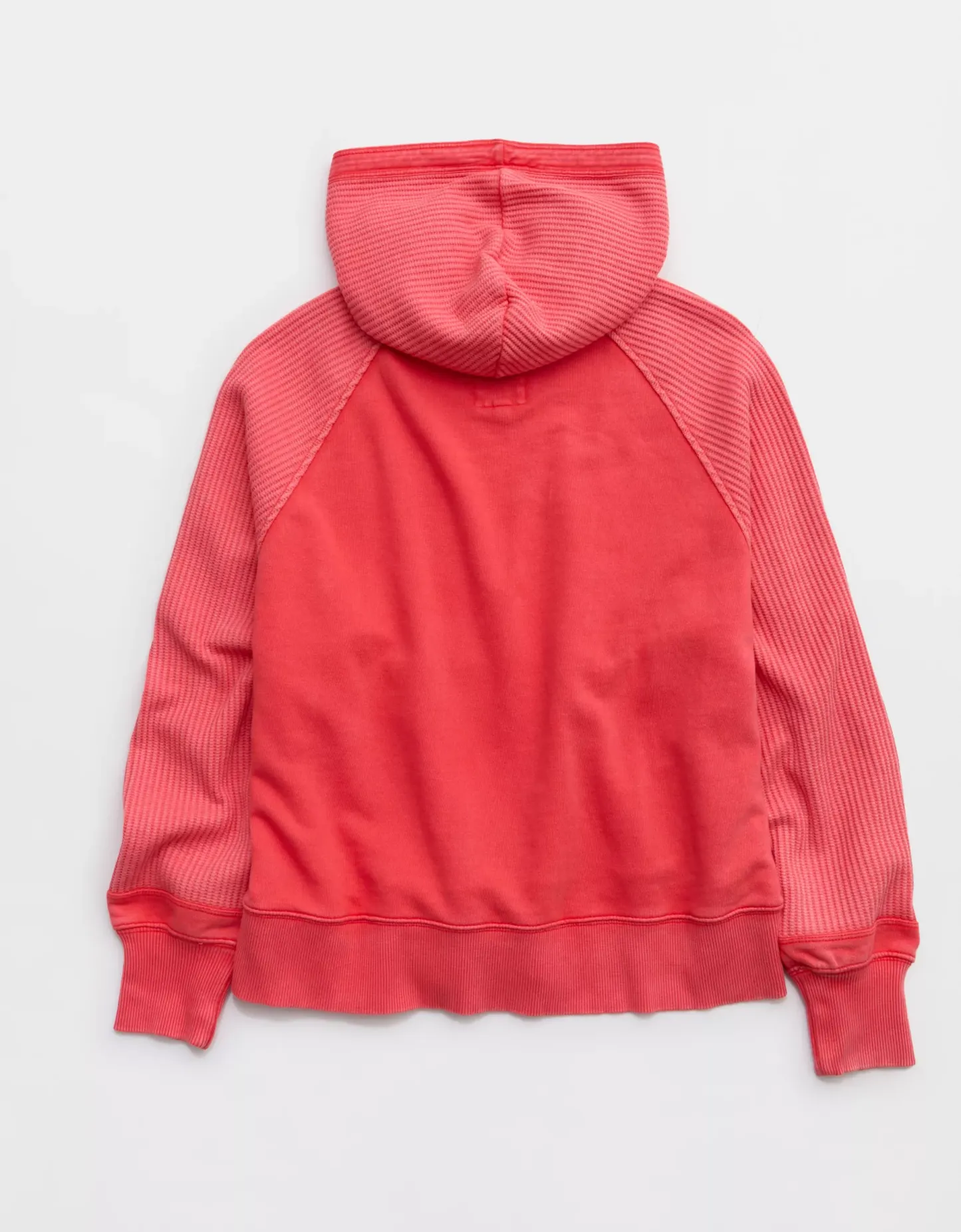 Waffle Bliss Relax Hoodie - Red