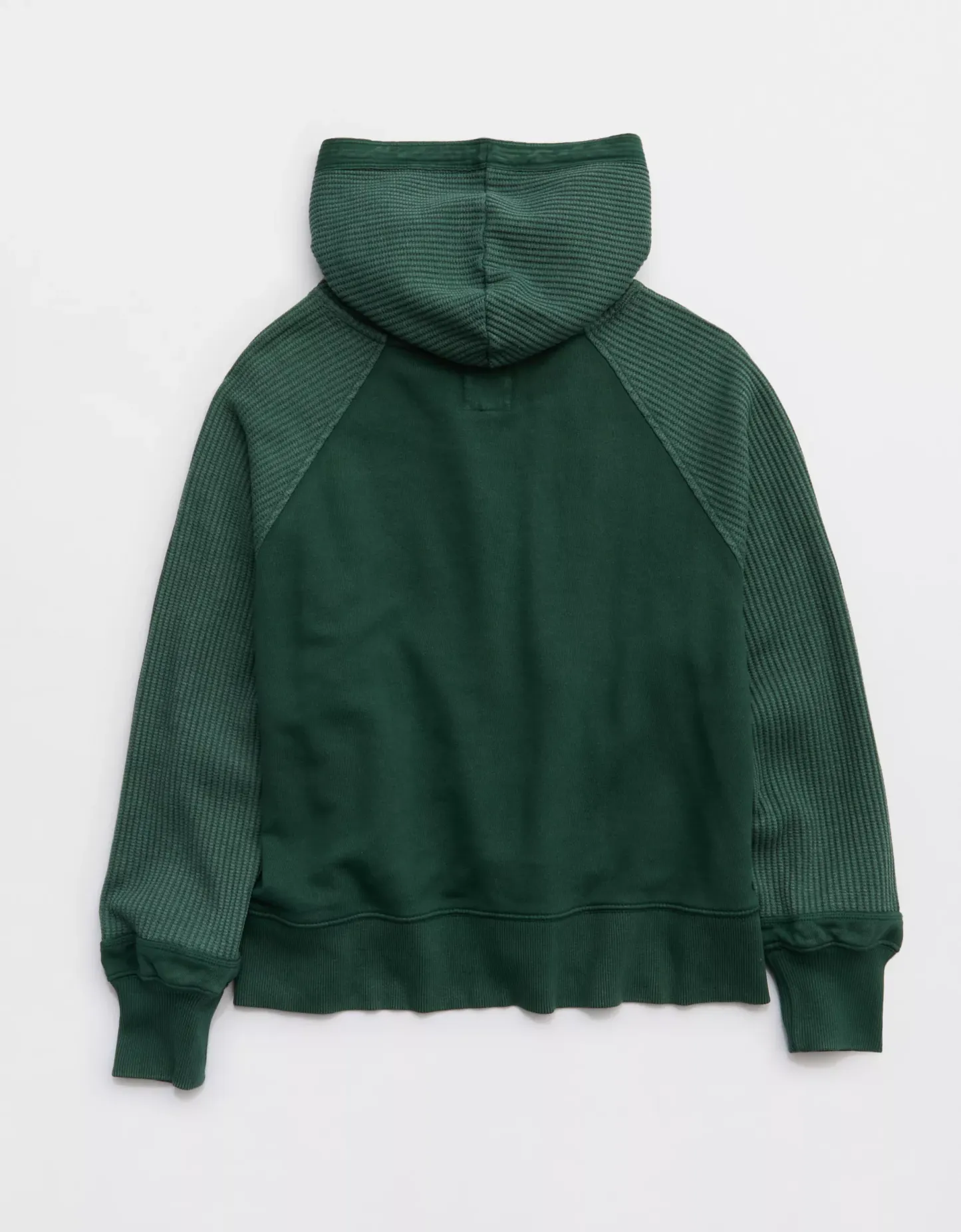 Waffle Bliss Relax Hoodie - Green