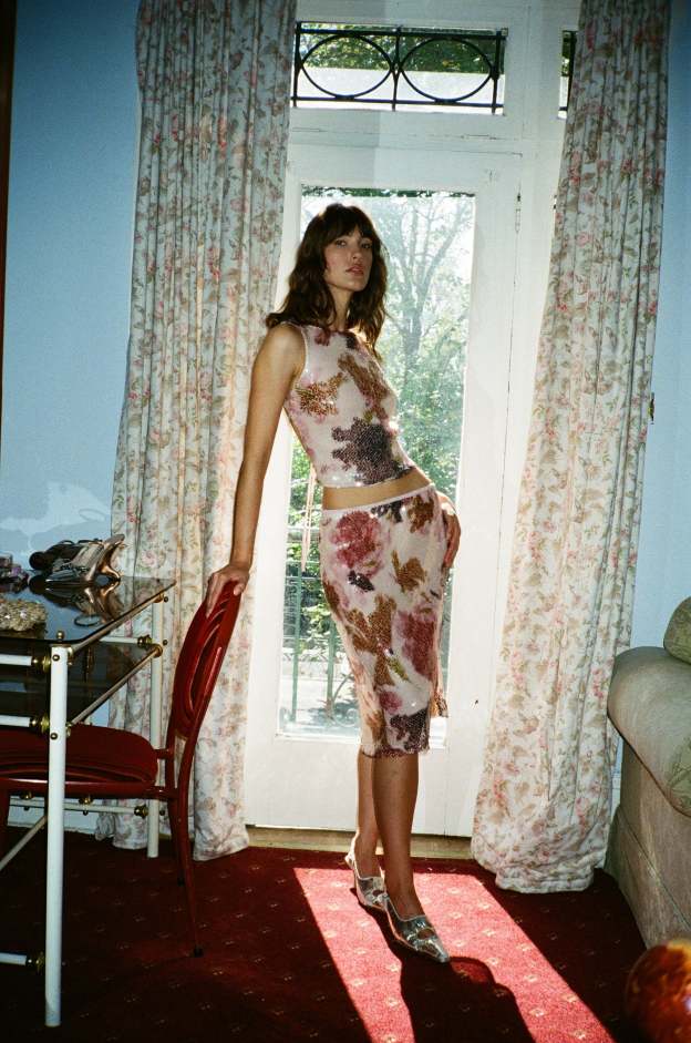 Prism Glow Open-Back Top