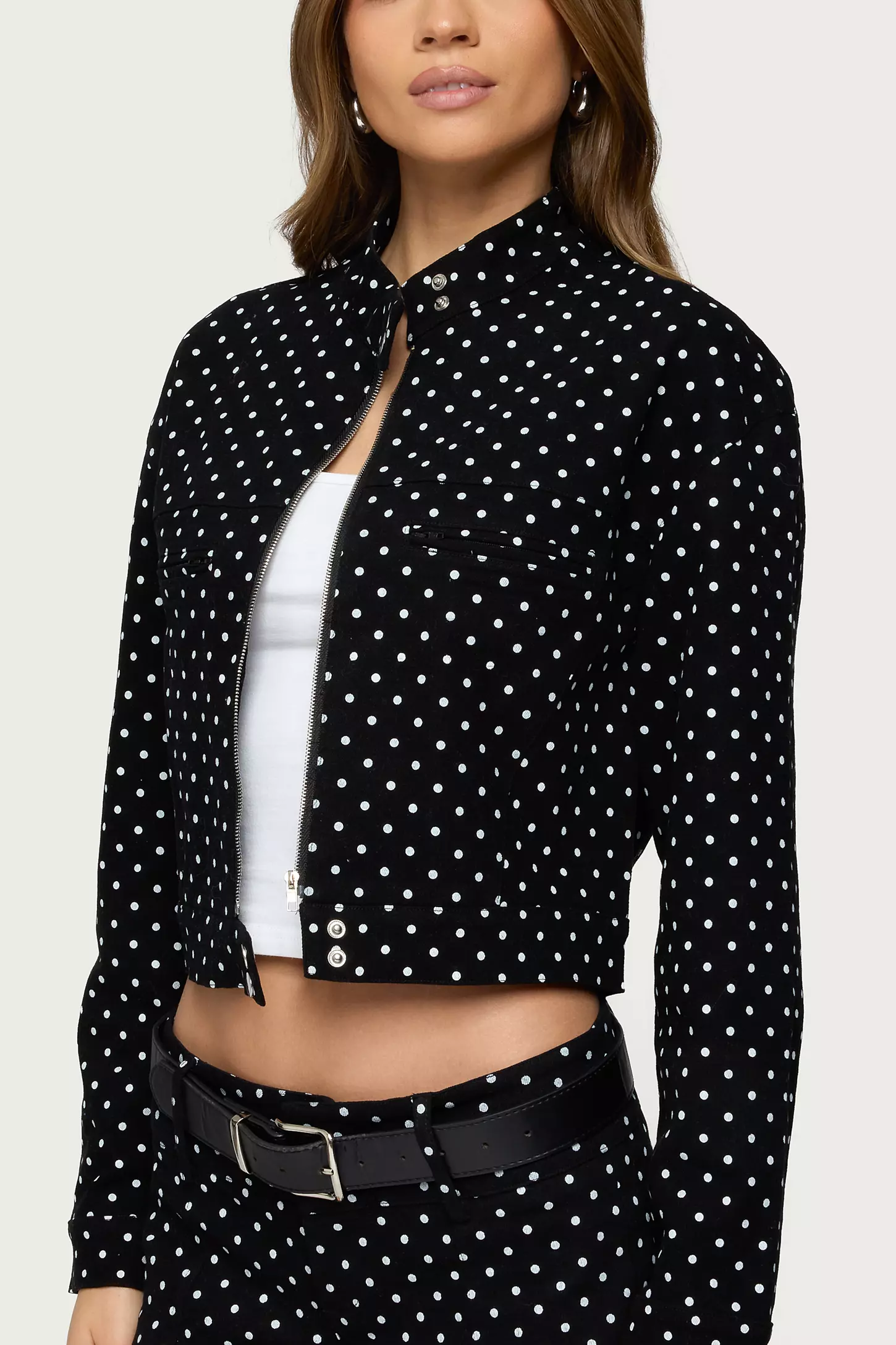 Starlit Dot Denim Jacket