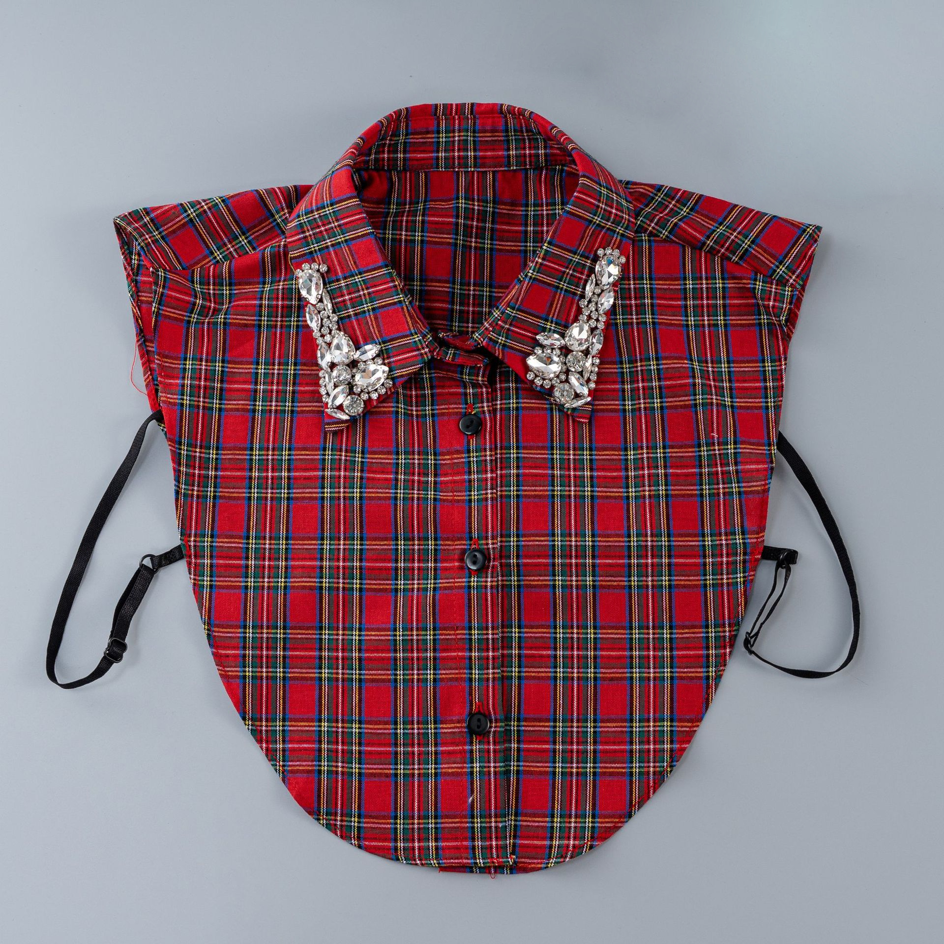 Holiday Layered Faux Collar Top