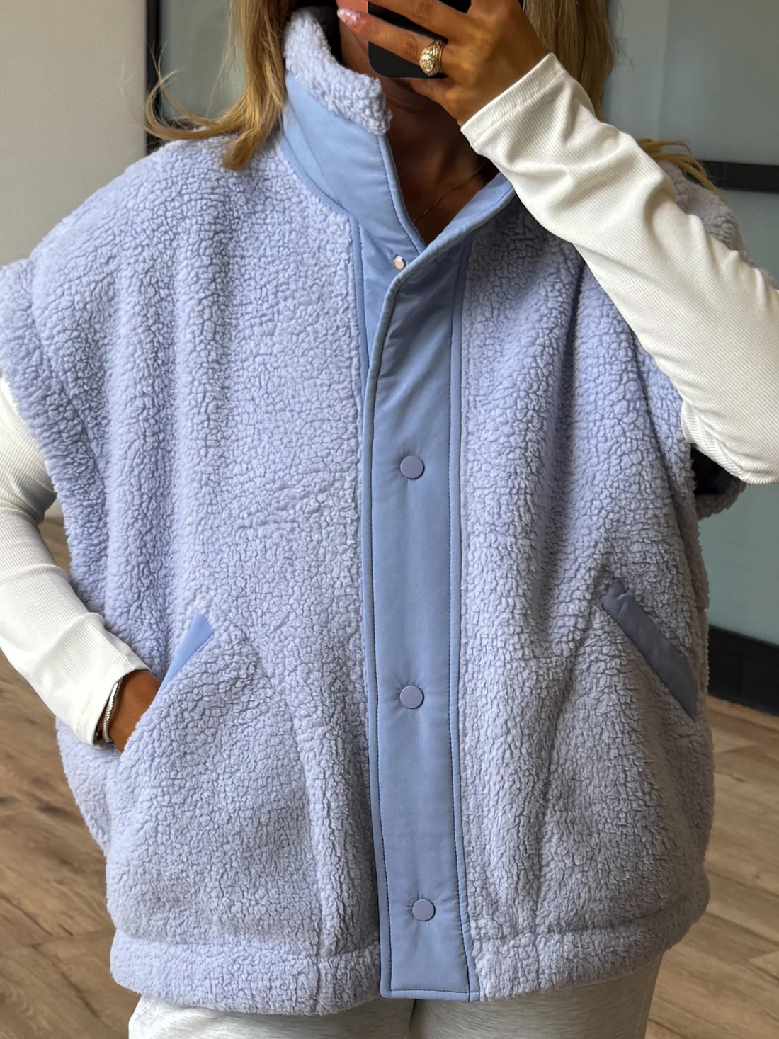 Wild Scout Fleece Vest - Periwinkle