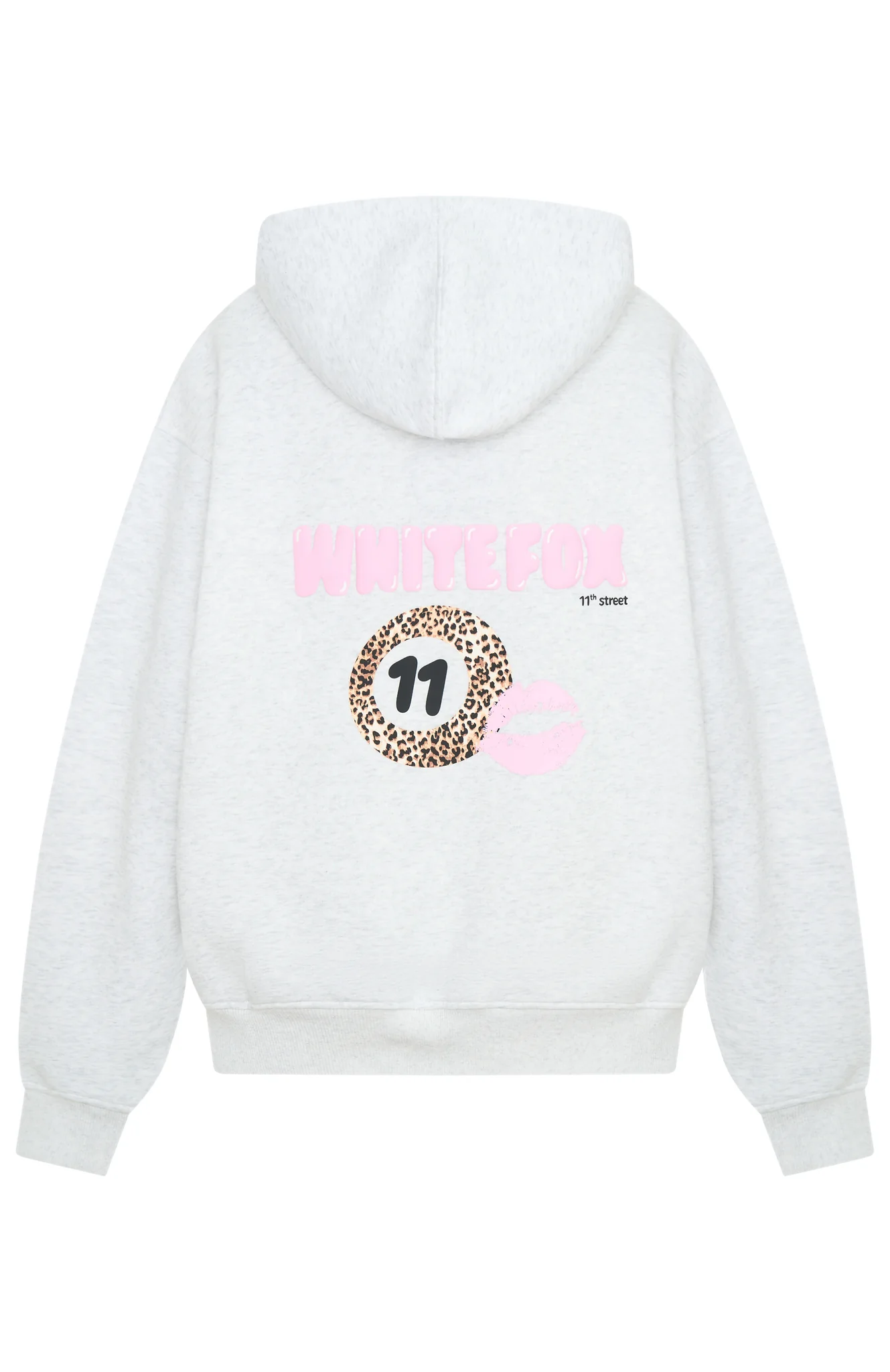 11th Street Print Oversized Hoodie