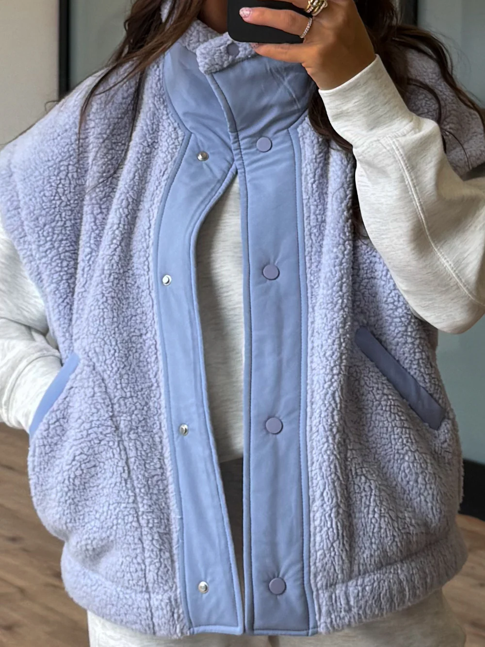 Wild Scout Fleece Vest - Periwinkle