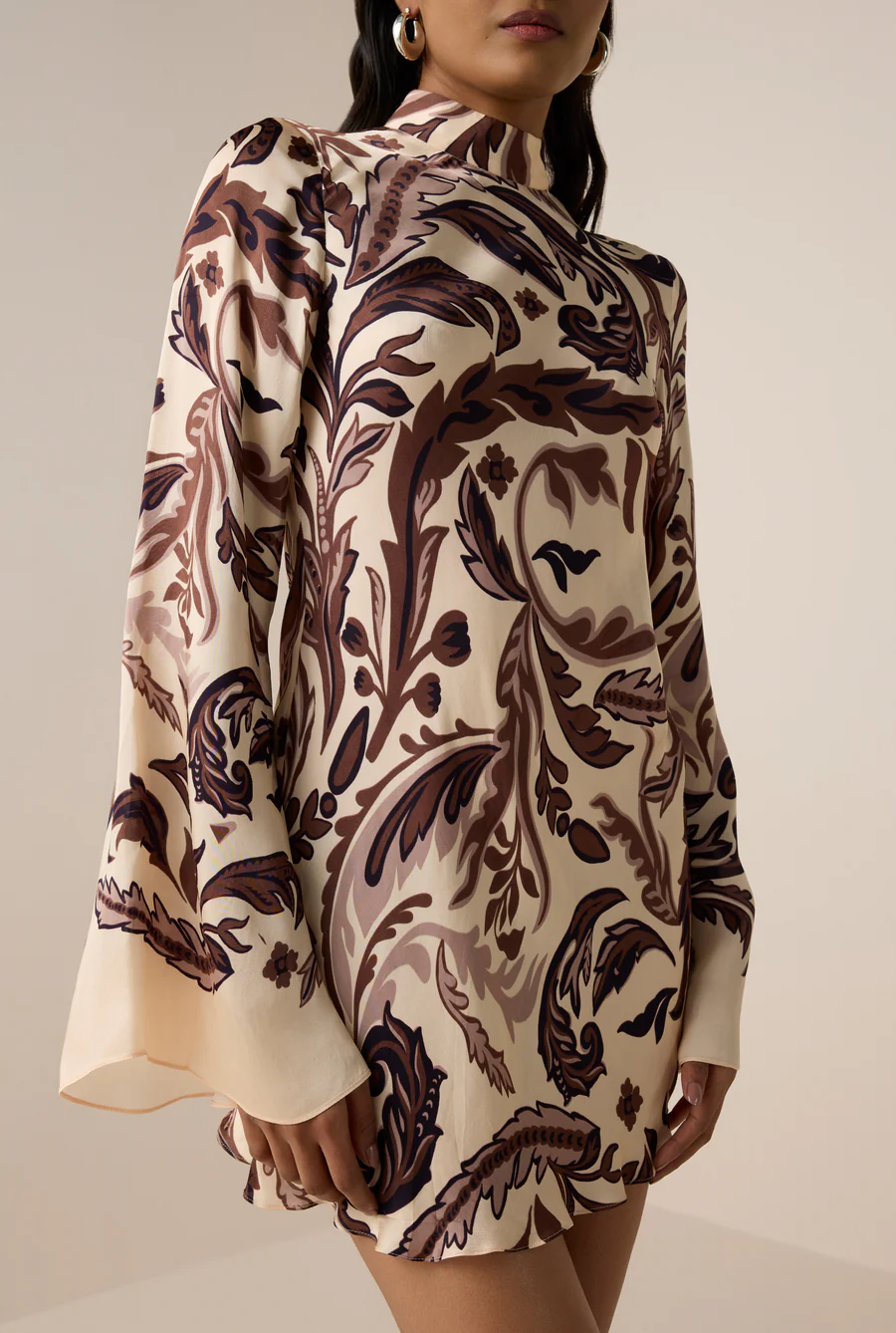 Fall Harvest Floral Mini Dress