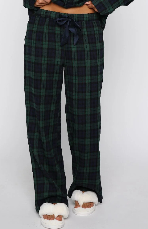 Christmas Plaid Pajama Set | Cozy Holiday Sleepwear for Women