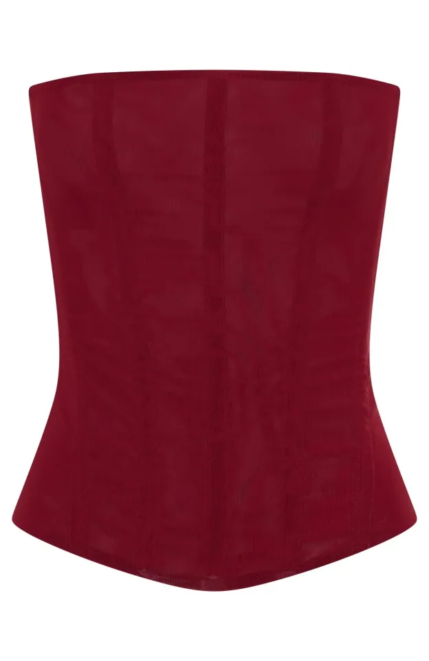 Wine Whisper Sculpting Corset Top