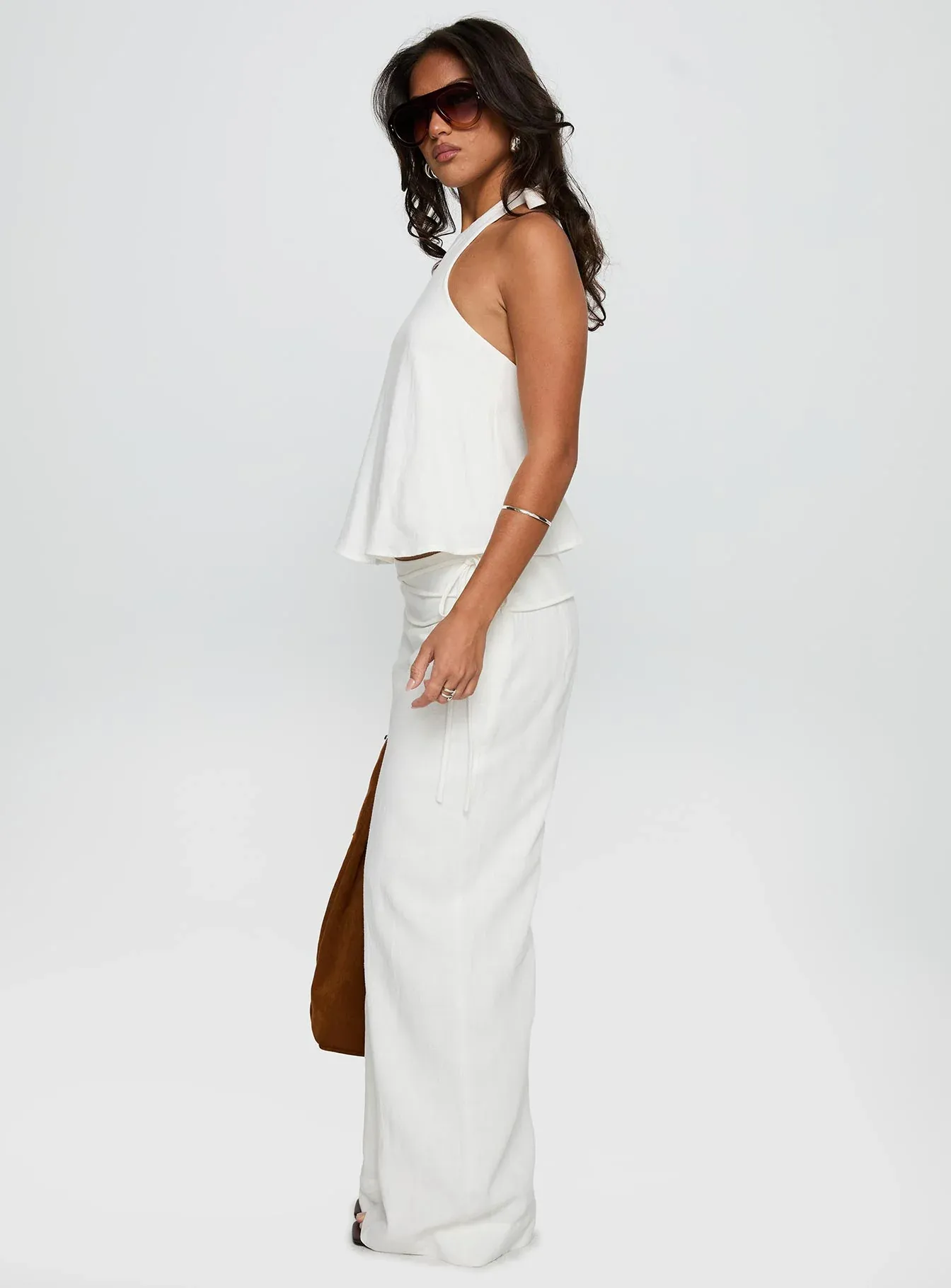 Pure Ease Tie-Waist Wide Pants