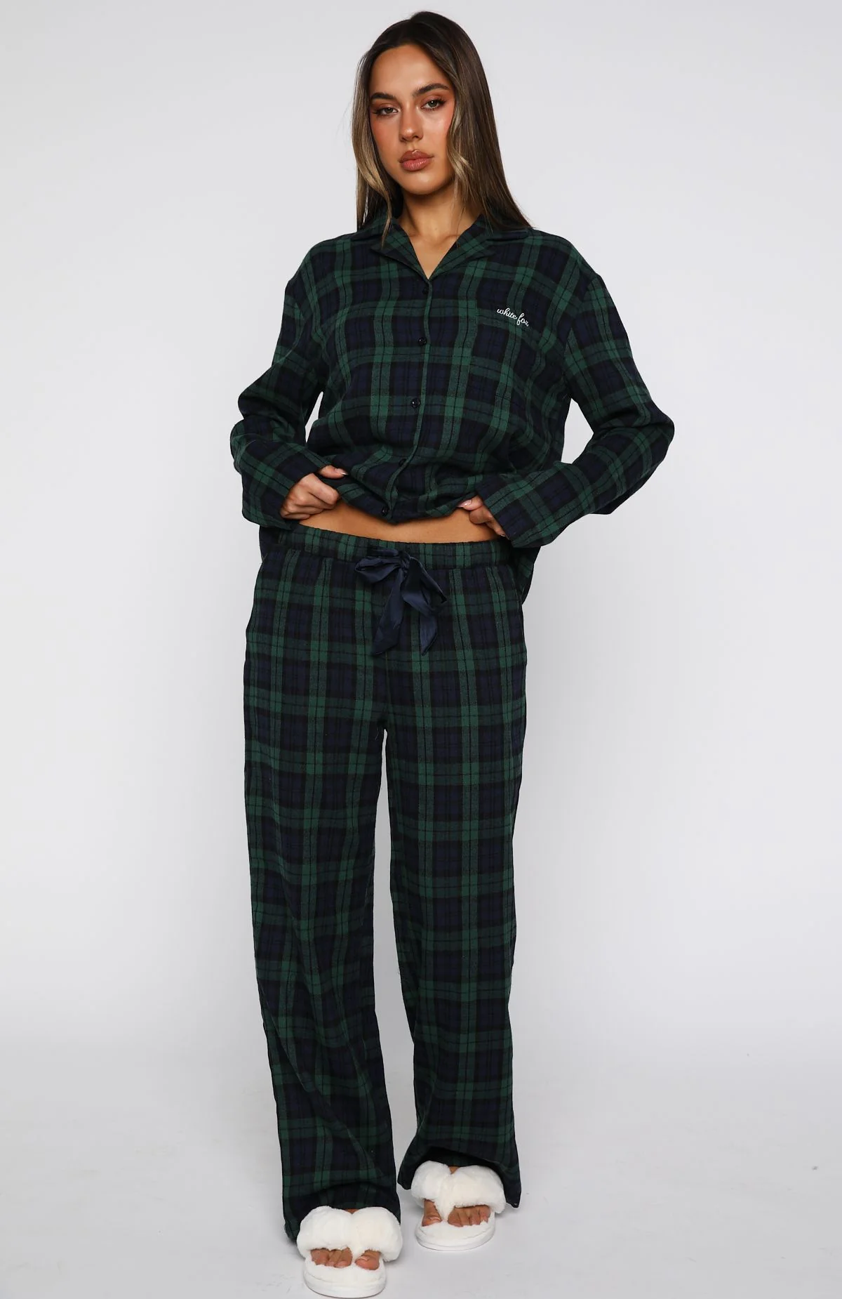 Christmas Plaid Pajama Set – Cozy Holiday Style