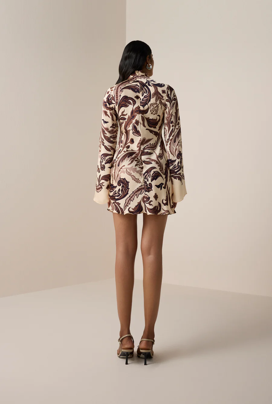 Fall Harvest Floral Mini Dress