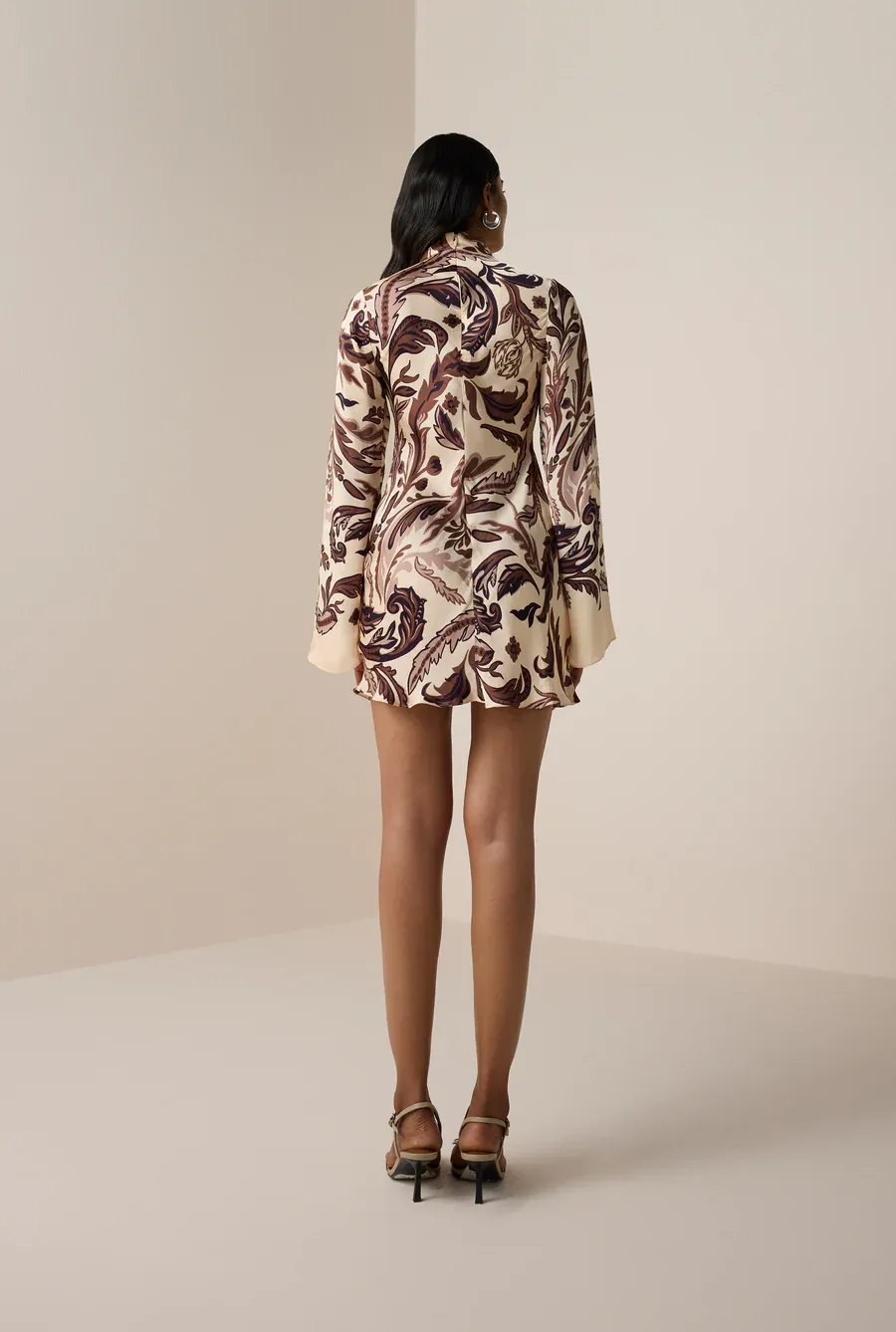 Fall Harvest Floral Mini Dress