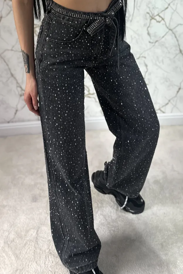 Starlight Bling Wide Jeans