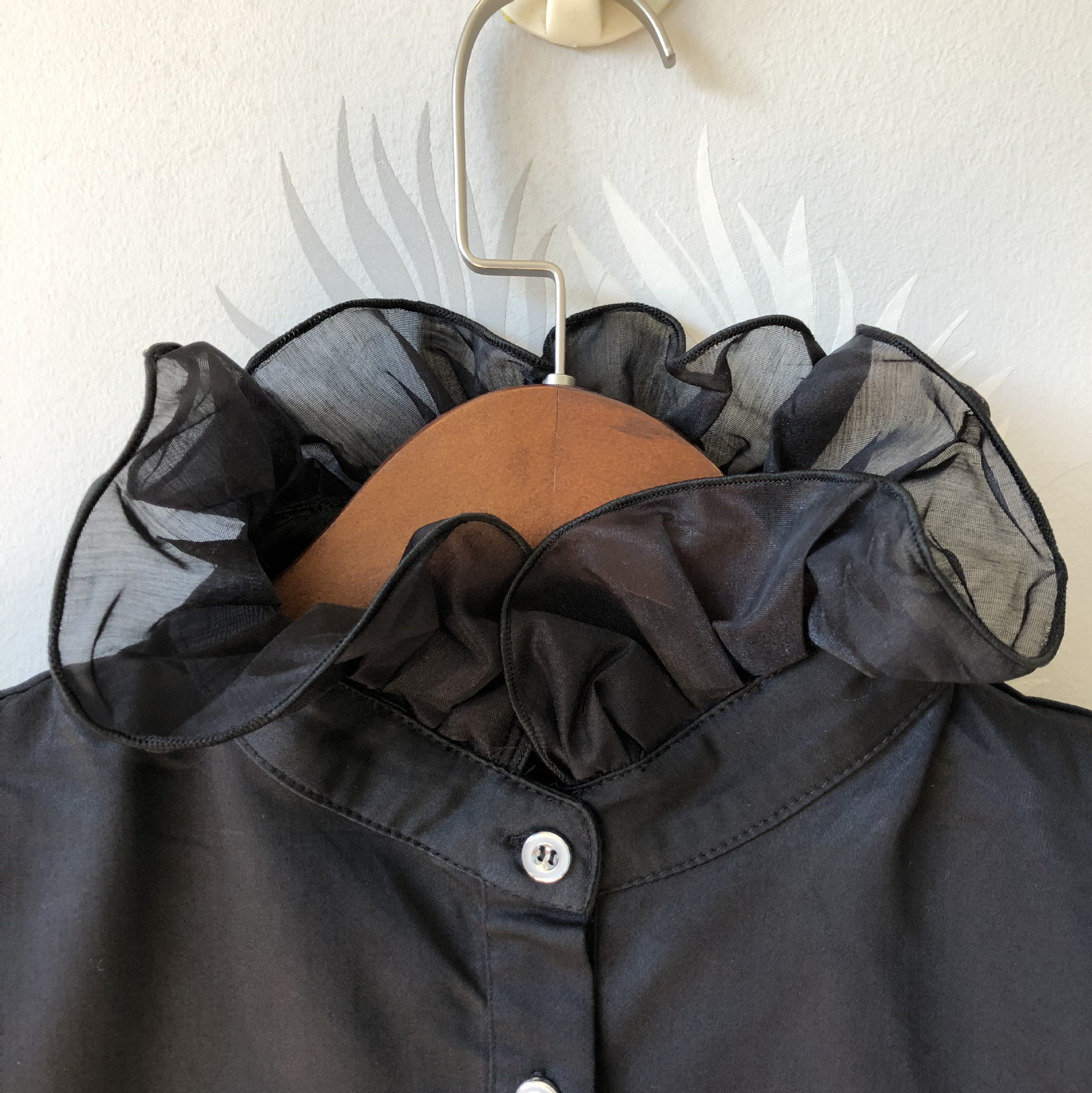 Princess Organza Faux Collar Top