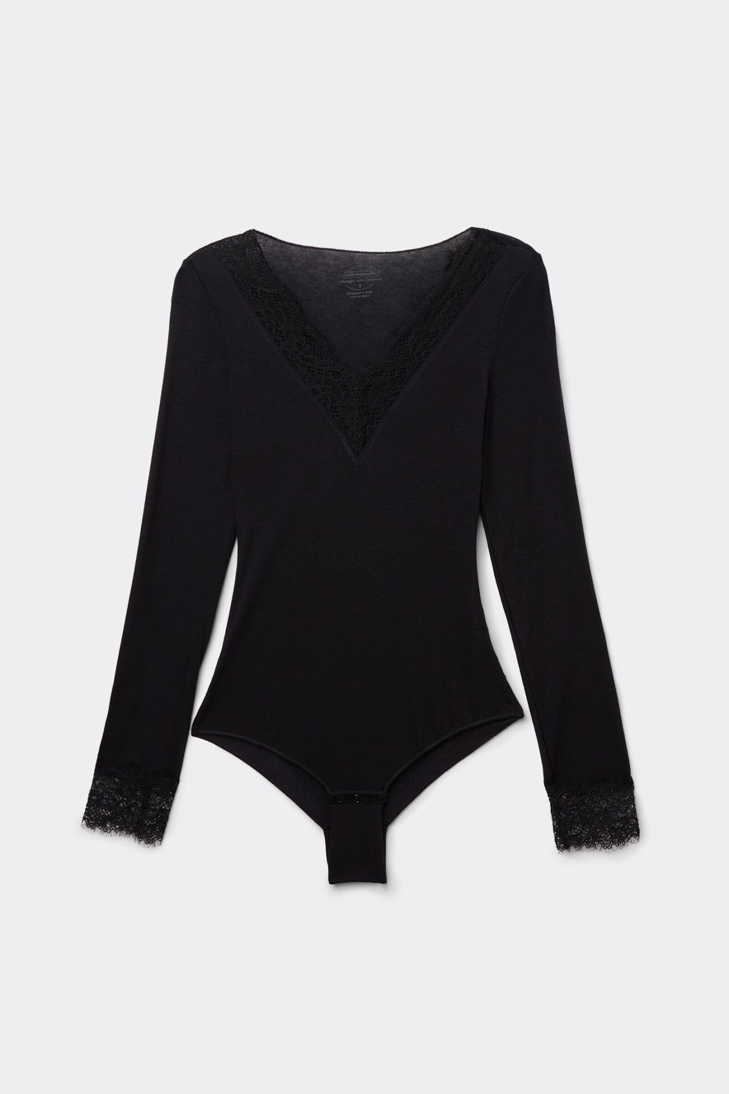 Noir Lace Whisper Bodysuit