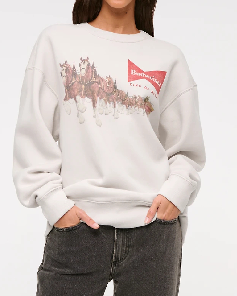 Budweiser Oversize Sweatshirt - Western Vibes