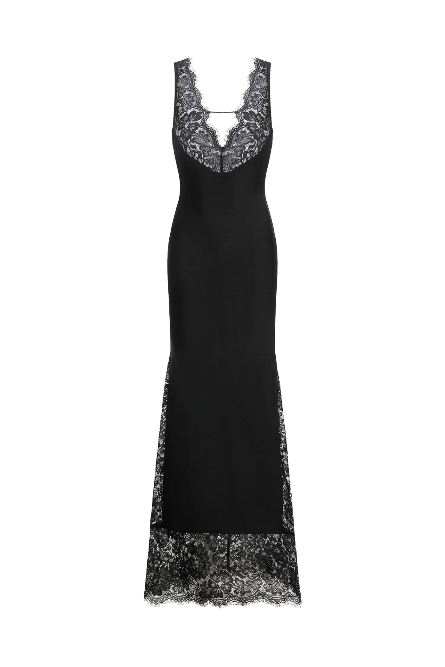 Noir Lace Siren Gown