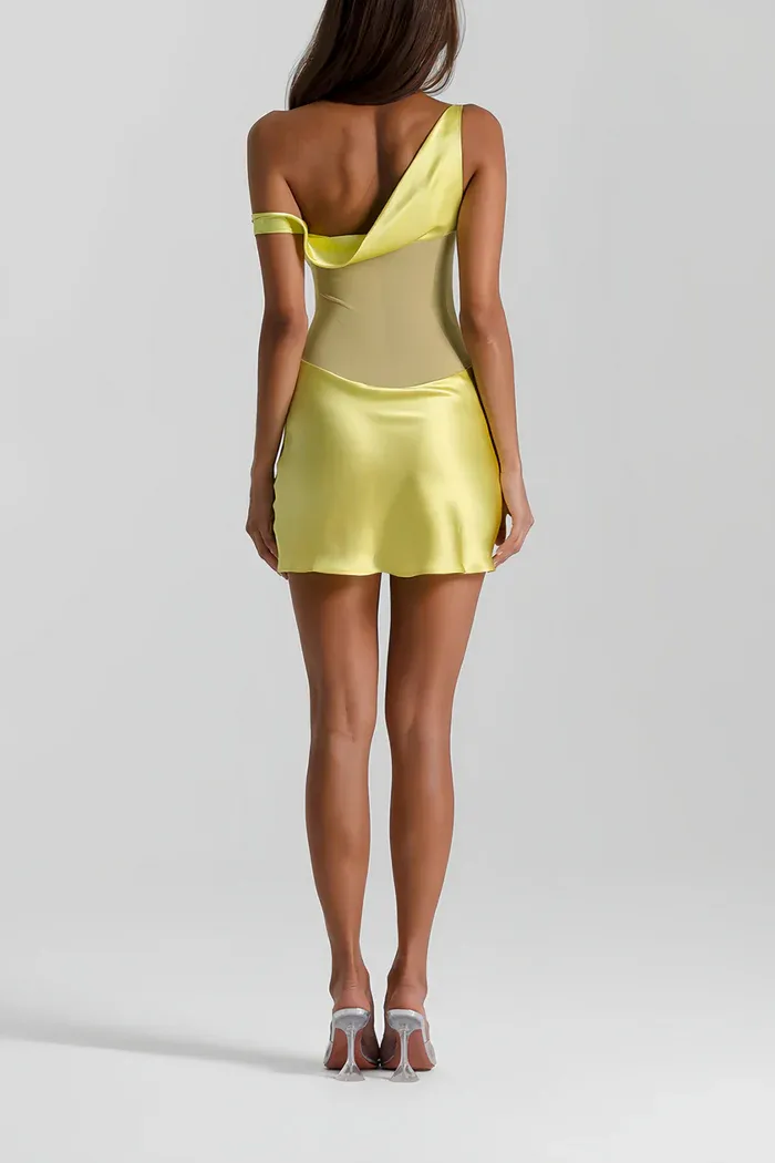 Silk Eclipse Muse Mini Dress