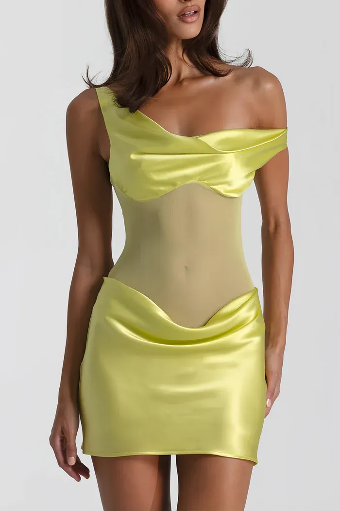 Silk Eclipse Muse Mini Dress