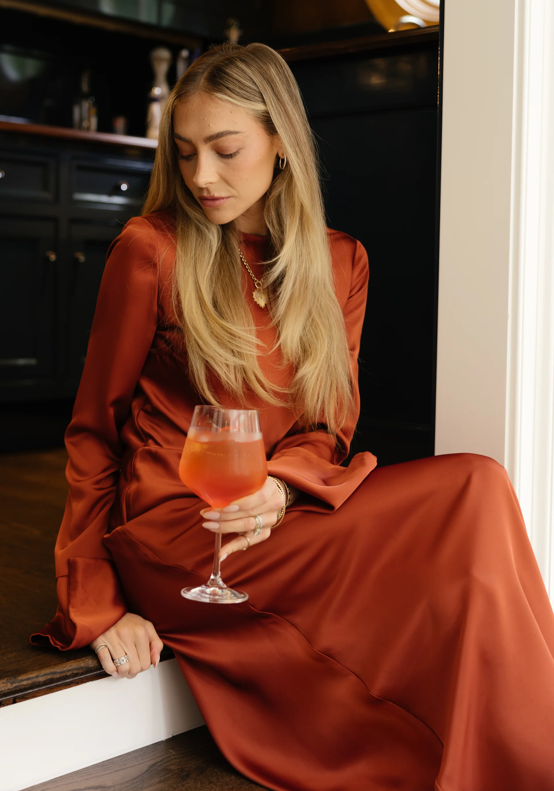 Satin Party Maxi Dress – Sleek & Silky