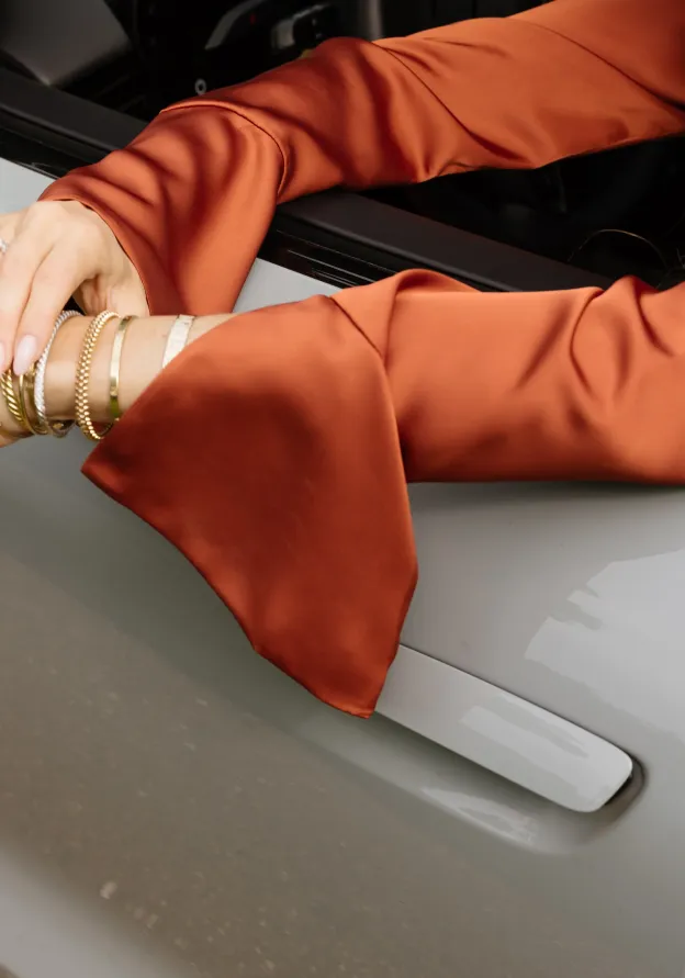 Satin Party Maxi Dress – Sleek & Silky