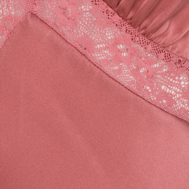 Dusty Rose Satin Midi Dress – Soft Romantic Glow