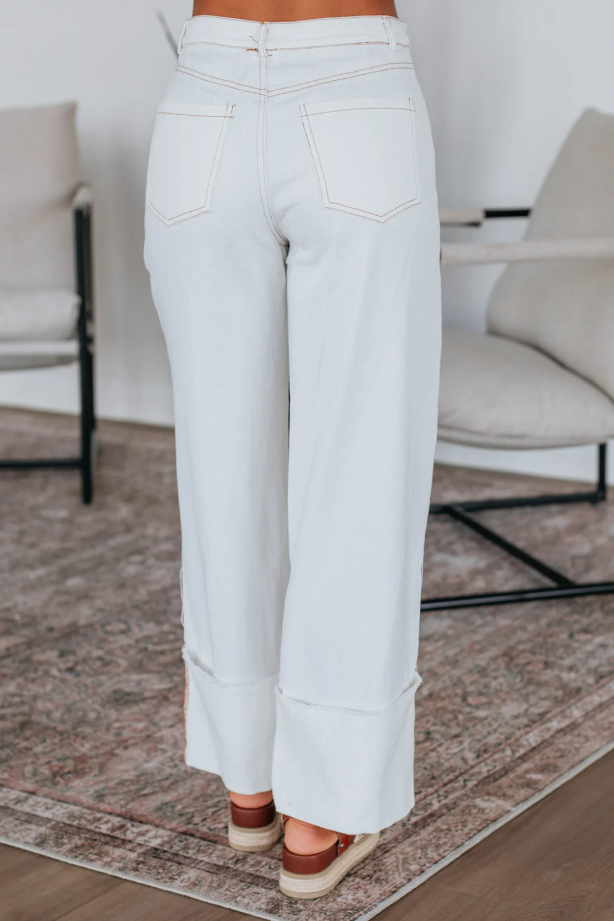 Ivory Wide Leg Pants – Effortless Boho Chic