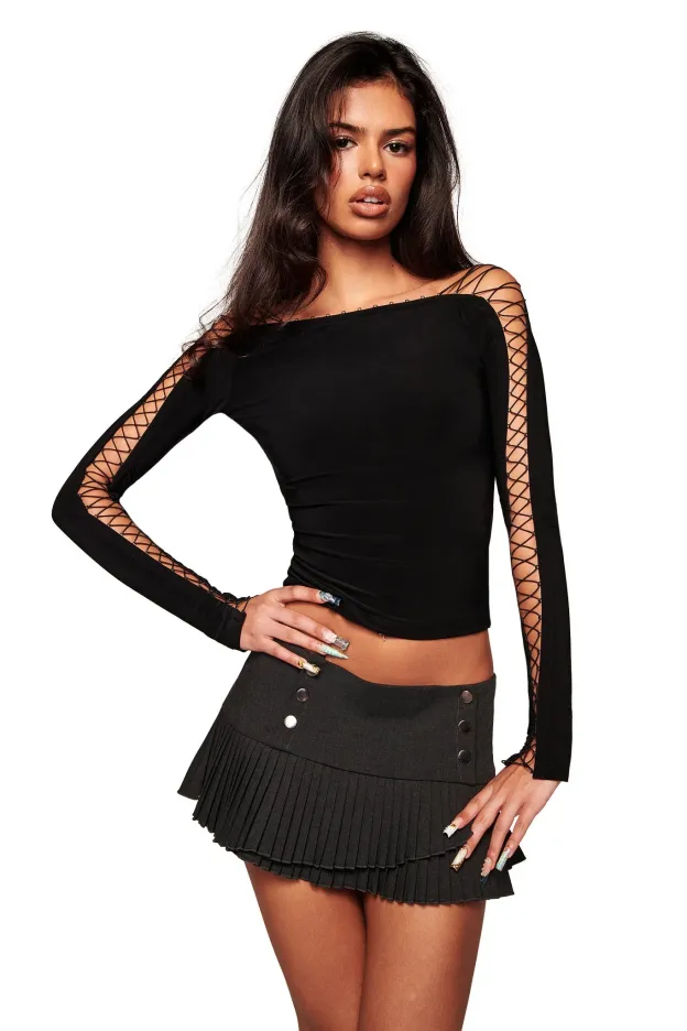 Midnight Tie Allure Blouse