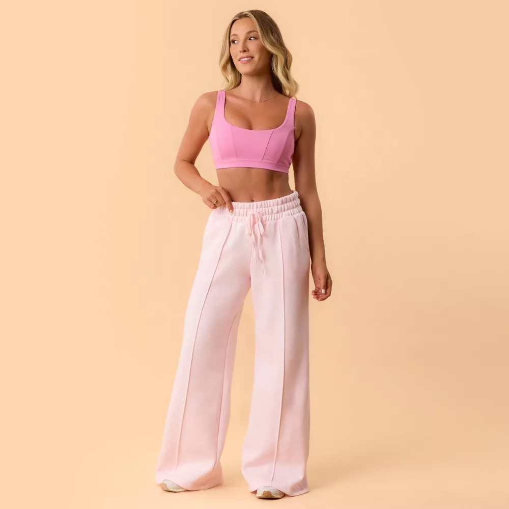 High-Rise Wide Leg Sweatpants