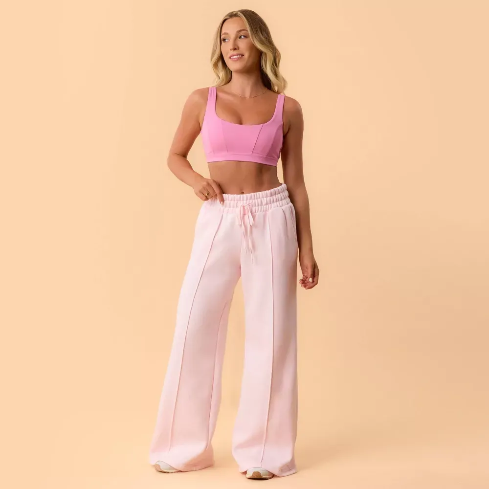 High-Rise Wide Leg Sweatpants