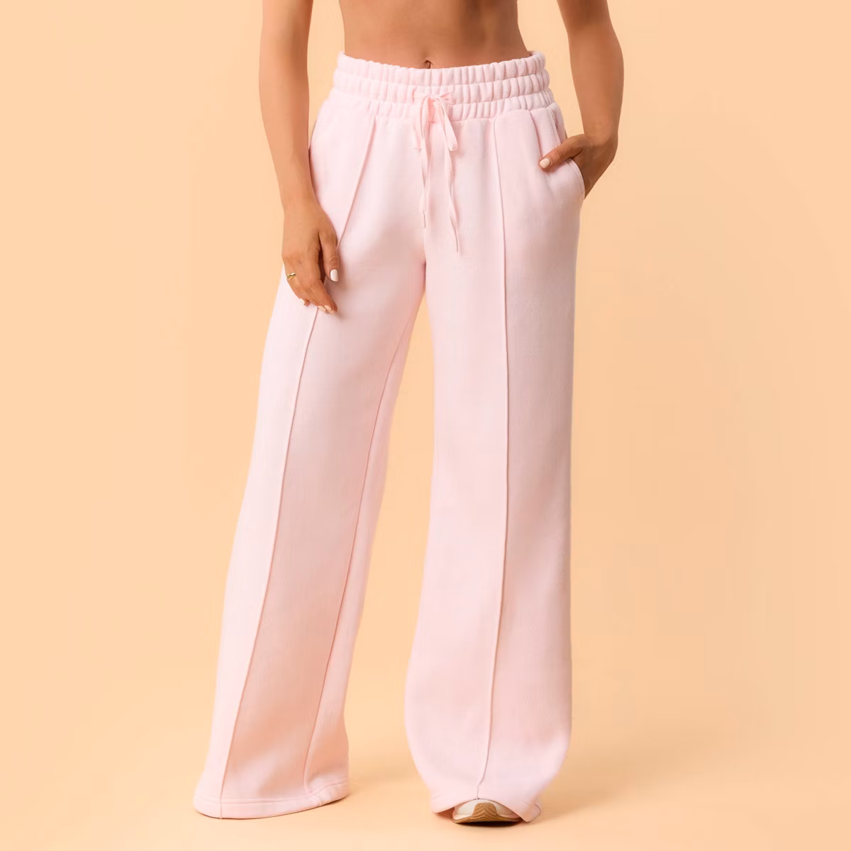 High-Rise Wide Leg Sweatpants