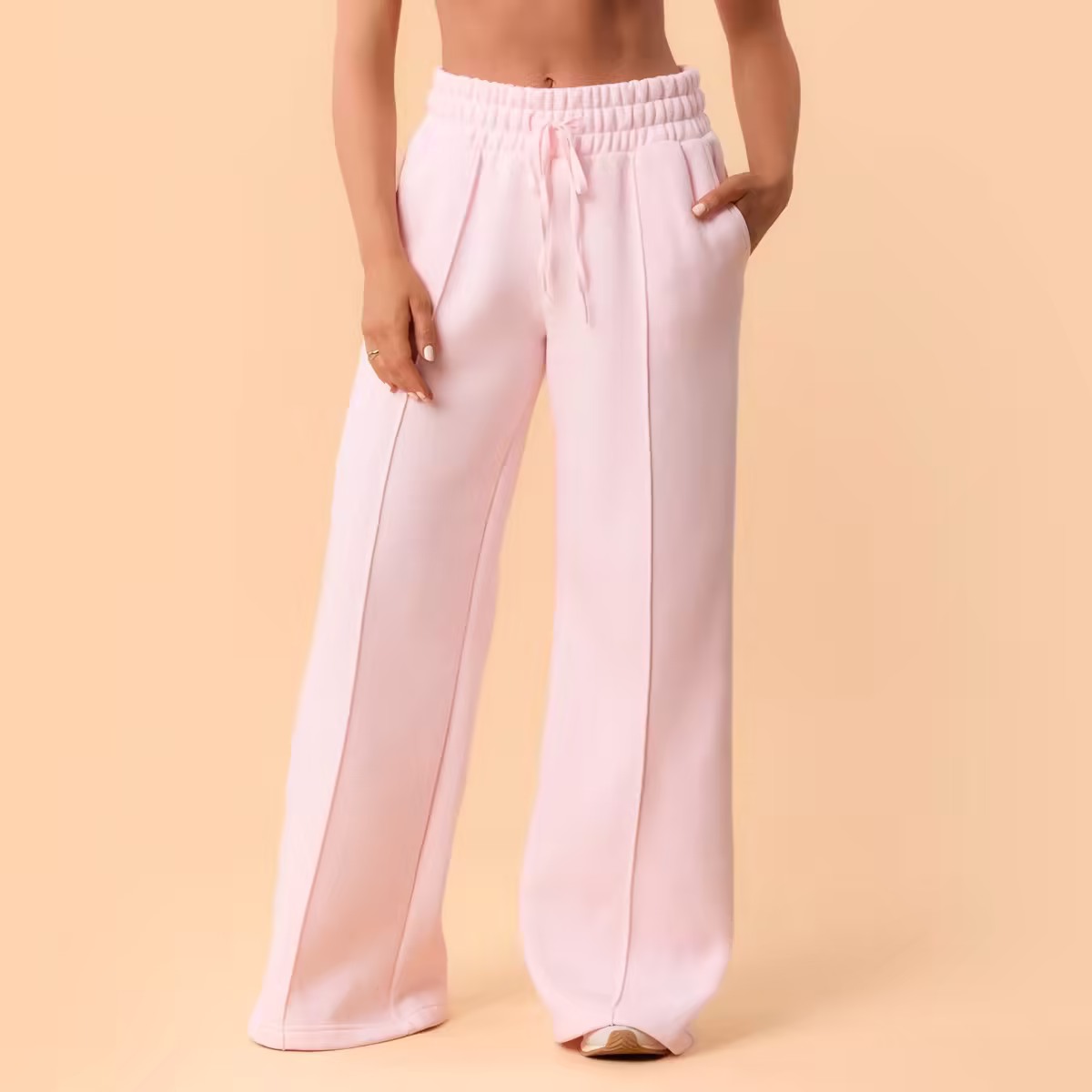 High-Rise Wide Leg Sweatpants