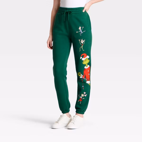Grinch Graphic Jogger – Holiday Lounge Pants