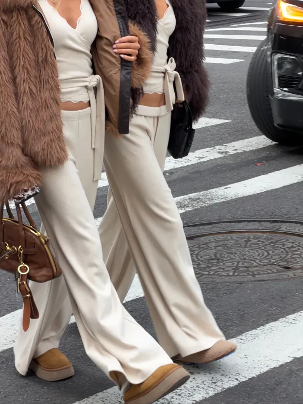 Vanilla Iced Lace Wrap Top