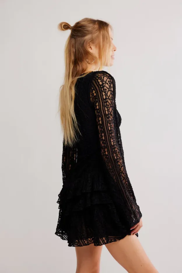 Eclipse Lace Tiered Mini Dress