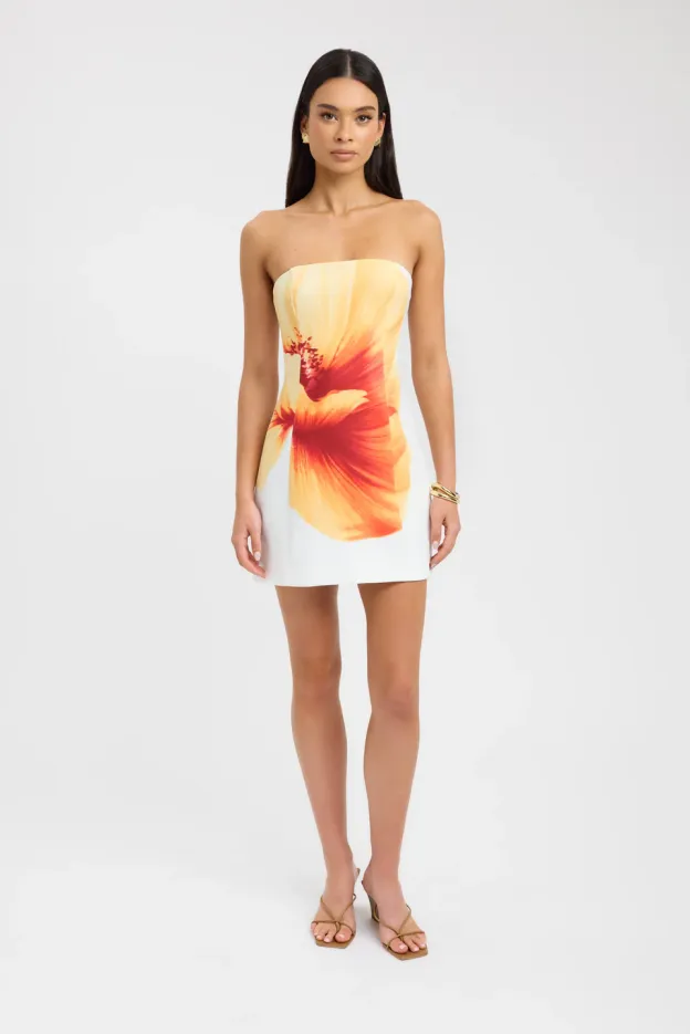 Bloomline Strapless Mini Dress