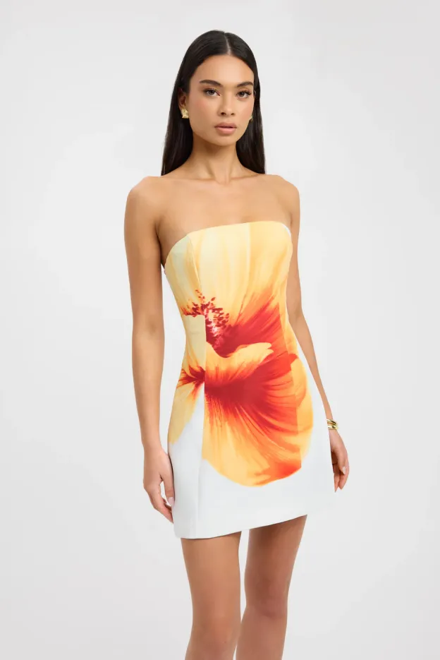 Bloomline Strapless Mini Dress