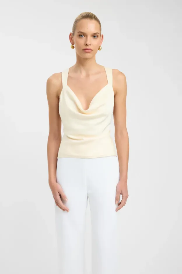 Oat Crossback Crop Top
