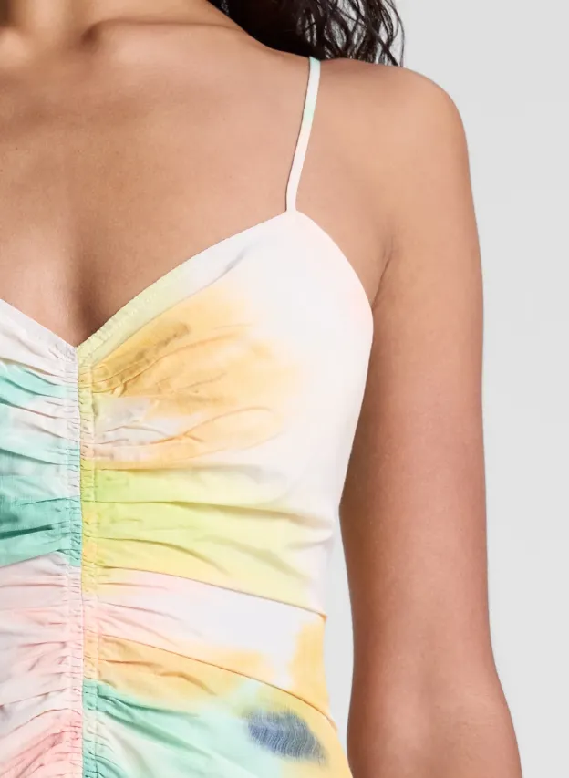 Tie-Dye Cami Midi Dress