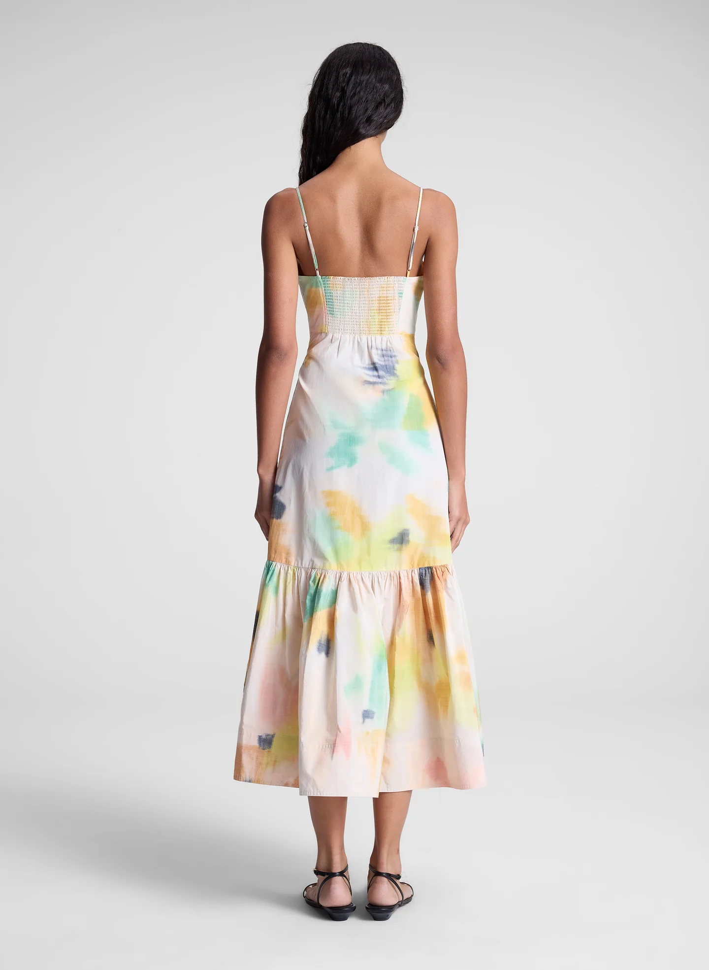 Tie-Dye Cami Midi Dress