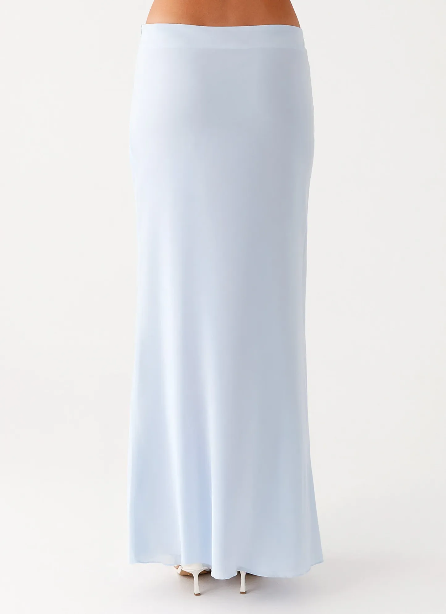 Sky Veil Flow Maxi Skirt