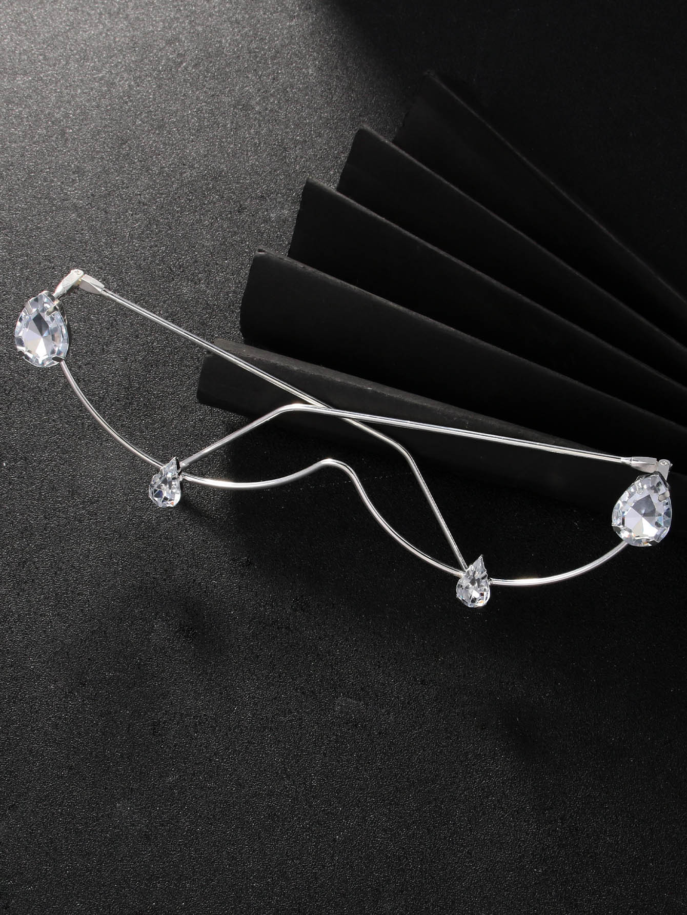 Rhinestone Frameless Party Glasses – Sparkle Vibes