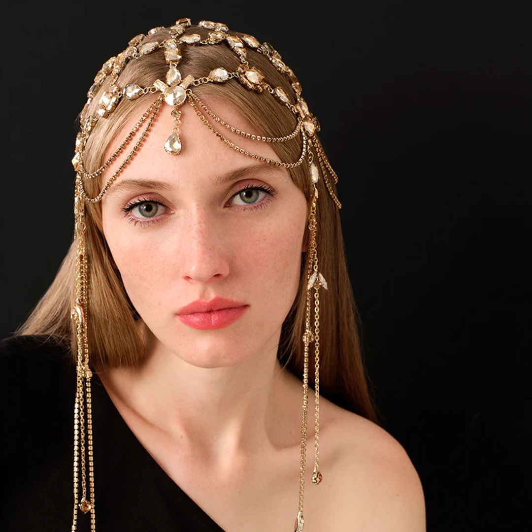 Rhinestone Headpiece | Festive Holiday Hair Accessory