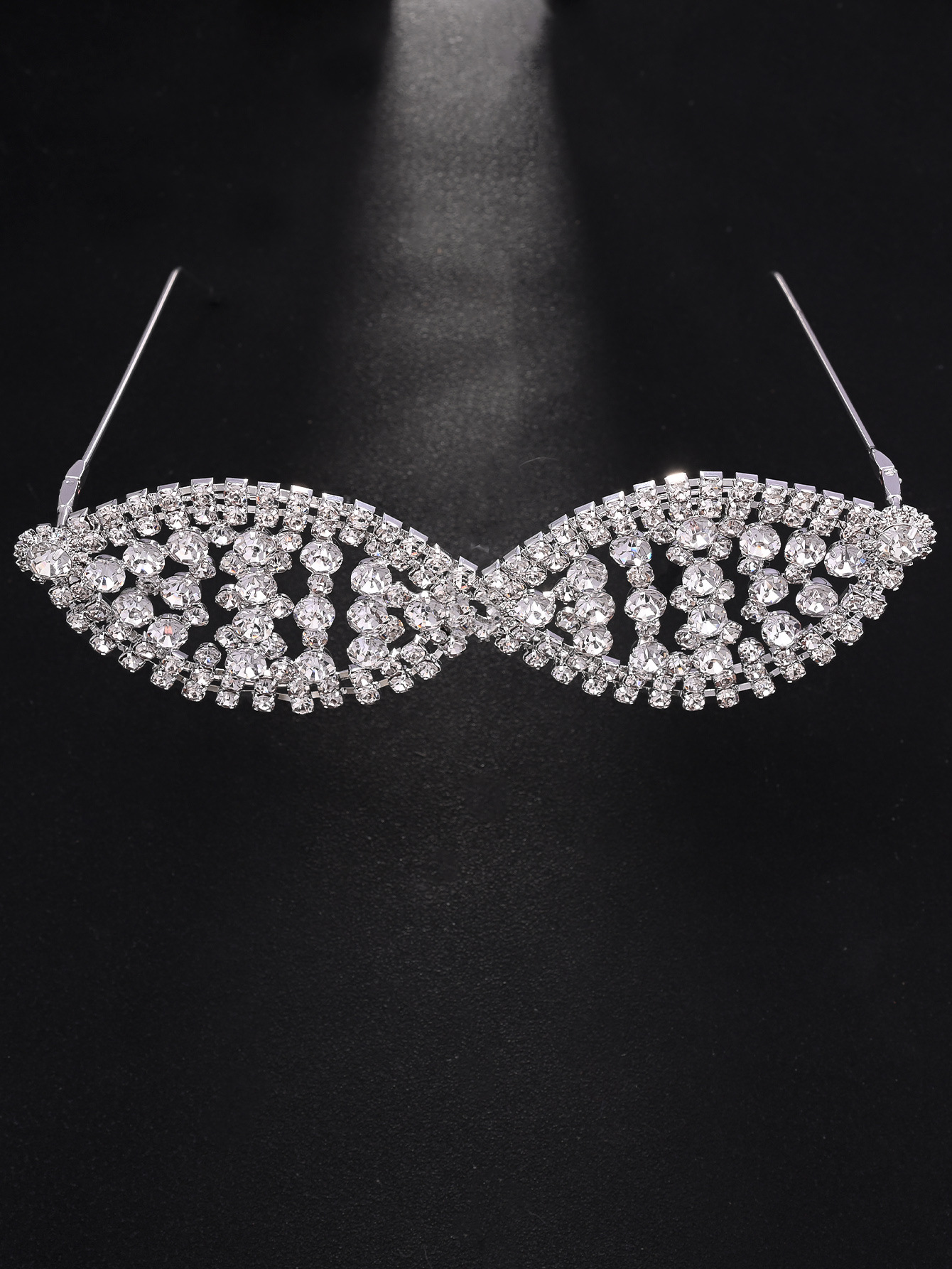 Rhinestone Frameless Party Glasses – Sparkle Vibes