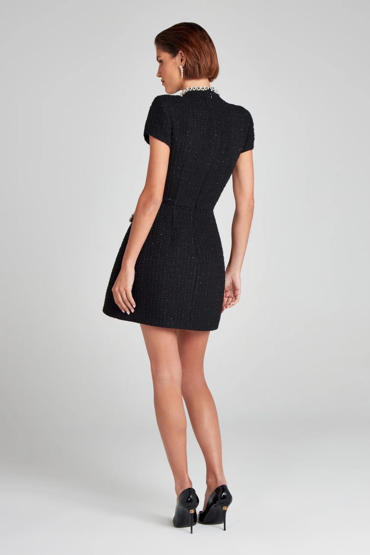 Black Couture Pocket Dress
