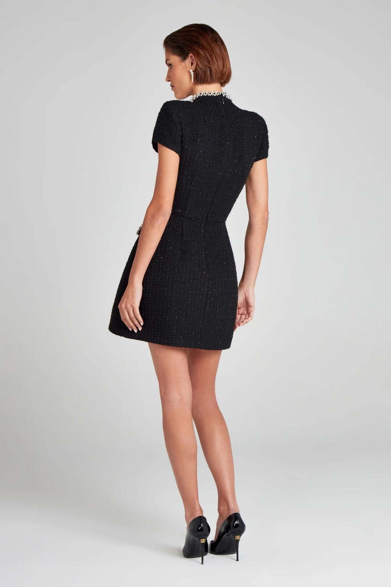Black Couture Pocket Dress