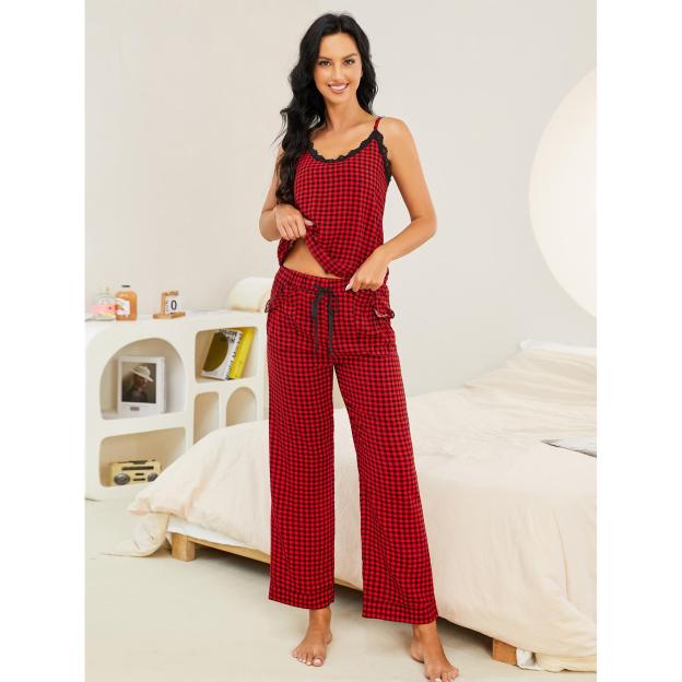 Christmas Plaid Pajama Set