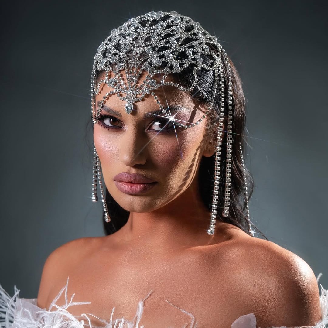 Rhinestone Headpiece – Festive Glam Accessory