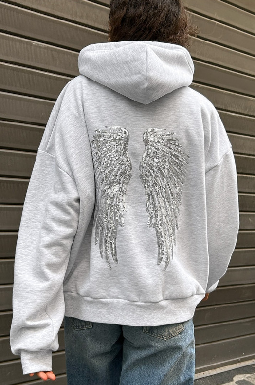 Sequin Wing Hoodie – Dangerously Cute