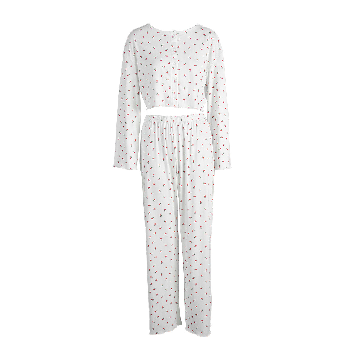 Flora Print Pajama Set – Cozy Bloom Vibes