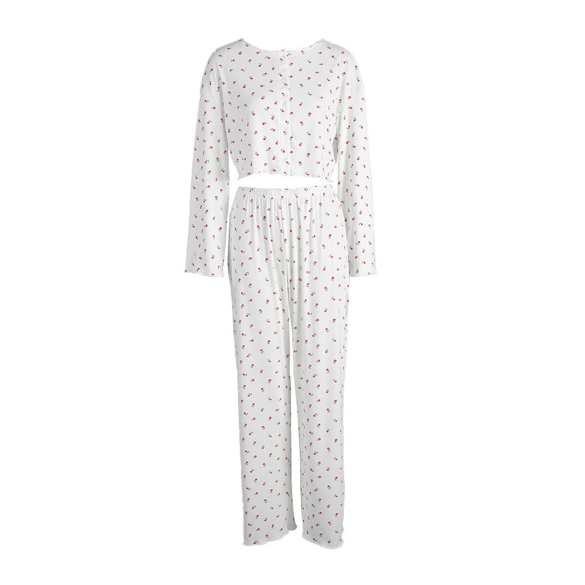 Flora Print Pajama Set – Cozy Bloom Vibes